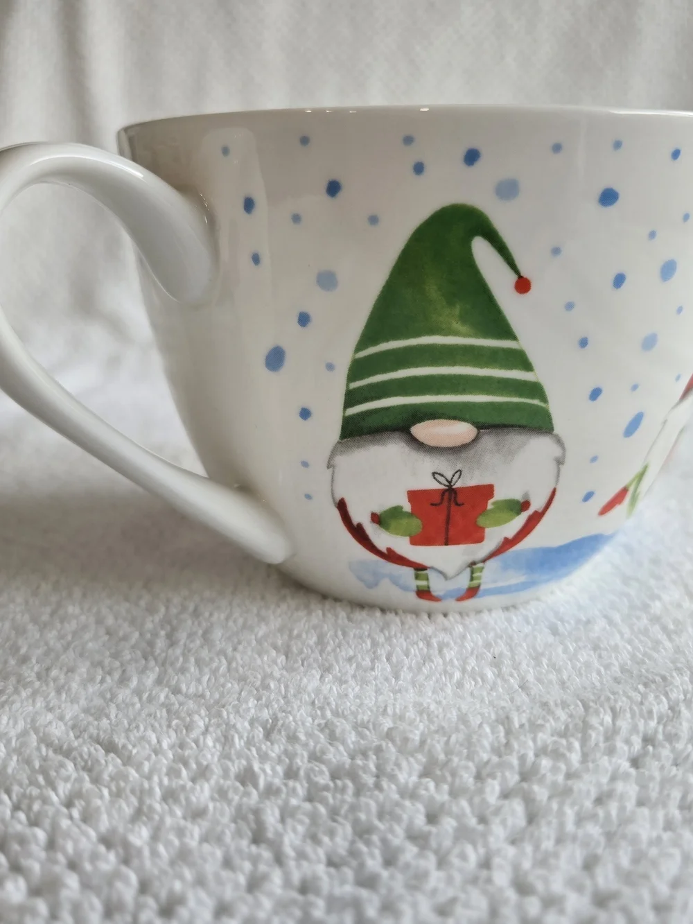 Gnome Holiday Bone China Mug
